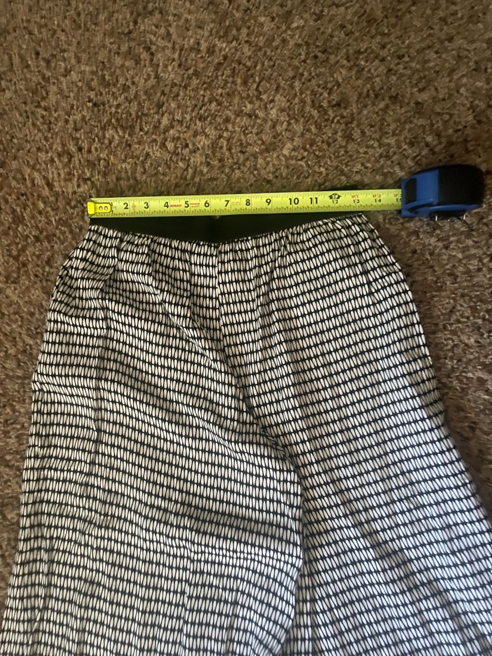 Xhilaration Black and White Wide Leg Jumpsuit Pants - Picture 3 of 4
